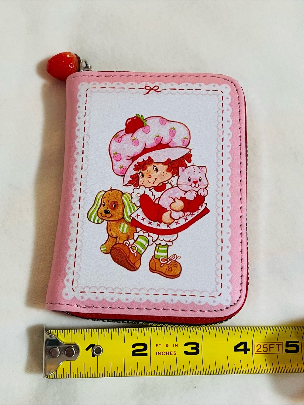 NWOT Strawberry Shortcake Pink Zip Wallet - Picture 7 of 7